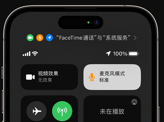 洪湖苹果授权维修网点分享iPhone在通话时让你的声音更清晰 