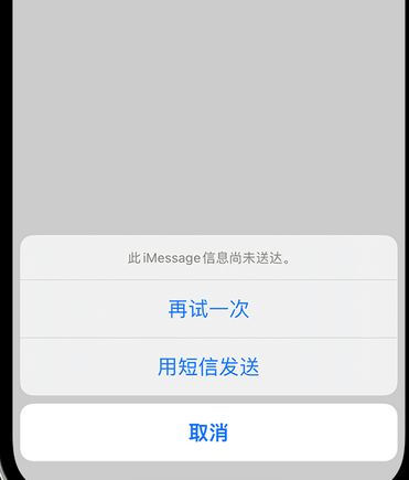 洪湖apple维修iPhone上无法正常发送iMessage信息