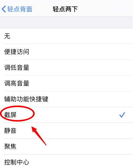 洪湖苹果手机维修分享iPhone12如何启用双击截屏 